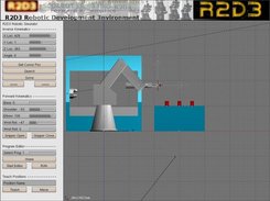 R2D3 Inverse kine demonstration - elbow up