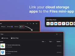 Link cloud files to the Files mini-app