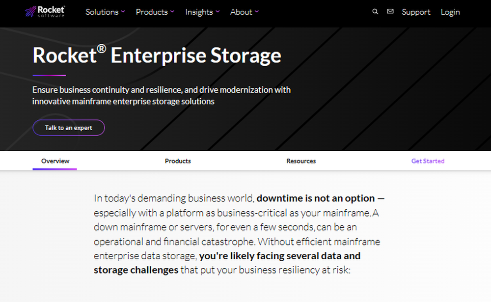 Rocket Enterprise Storage Screenshot 1