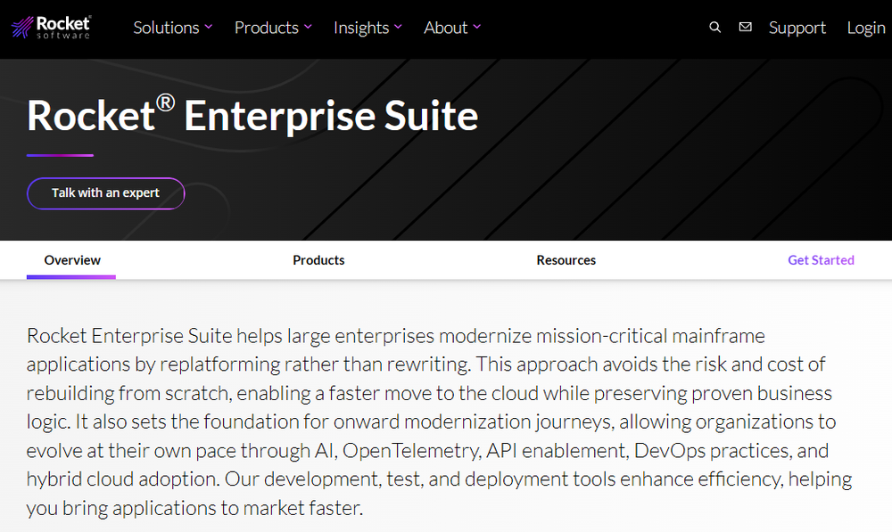 Rocket Enterprise Suite Screenshot 1