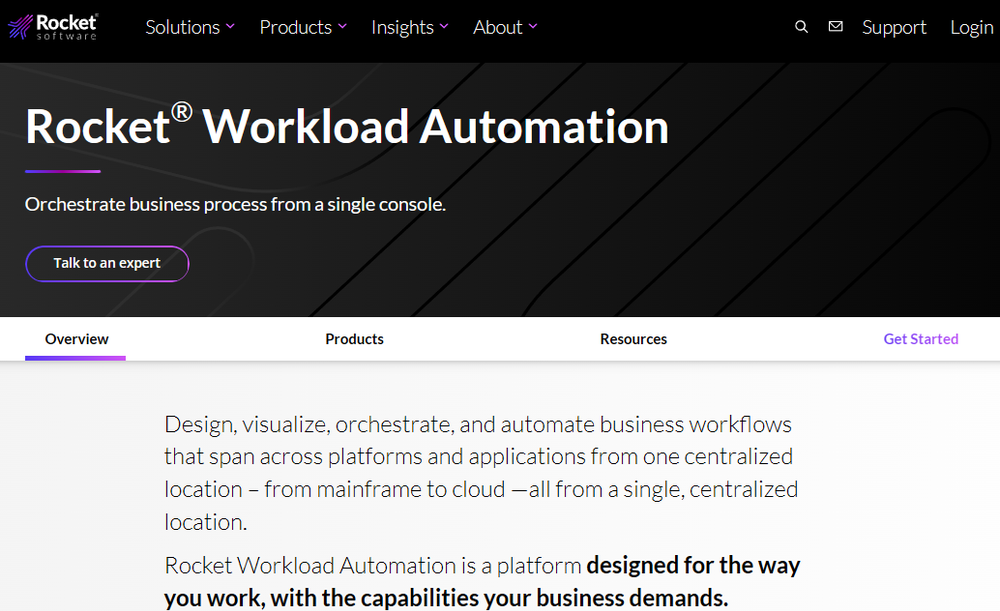 Rocket Workload Automation Screenshot 1