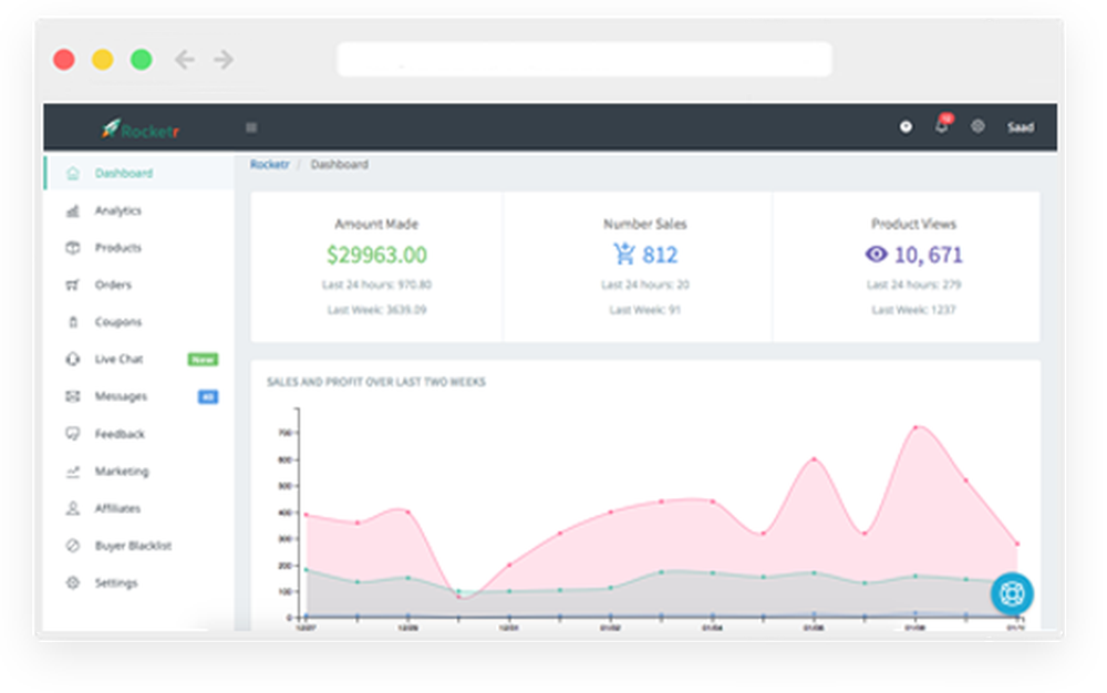 Rocketr Screenshot 1