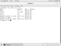 RocksClusters 7 Update Roll Screenshot 1