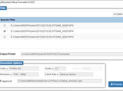 Enabled LUT processing as a Video Filter