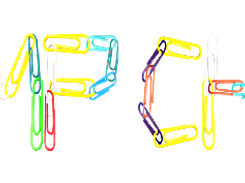 Paper clip XCF font