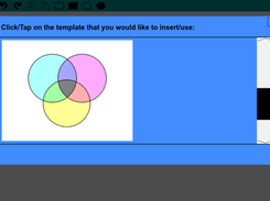 Many math templates can be inserted.