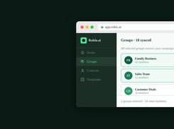 . Roklo.ai — Bulk WhatsApp Group Broadcasting
