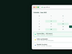 Roklo.ai — Automated Message Scheduling