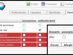 Roles and Permissions Plugin settings pages