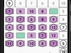 Circles game, some rows scoring now