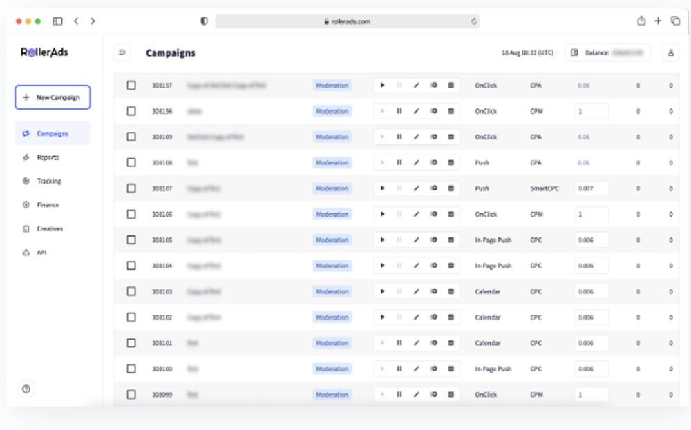 RollerAds Screenshot 1
