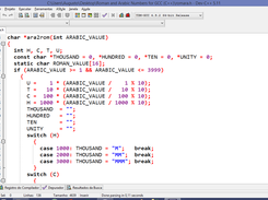 Lib Roman/Arabic for GCC (C++) Screenshot 2