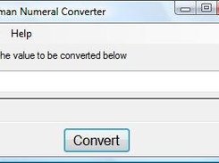 Roman Numeral Converter Main Screen