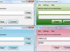 Example backgrounds and conversions from Version 2