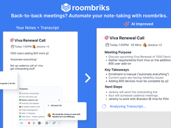 The AI notes app for anyone in back to back meetings.