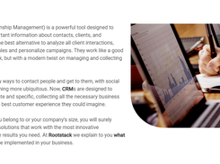 Rootnet CRM Screenshot 1