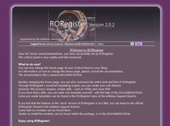 RORegister 2.0.2 Screenshot