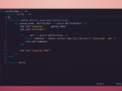 Rosé Pine for Neovim Screenshot 1