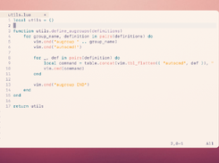 Rosé Pine for Neovim Screenshot 2