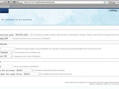 Setting page