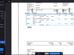 Magic grid for line item extraction