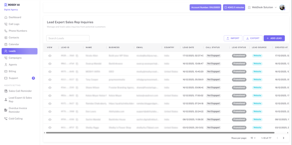 Rossy AI Screenshot 1