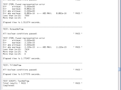 Unit testing of the library