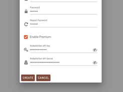Rotki: Creating a new account