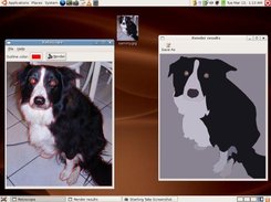 Rotoscoping my dog, Sam.