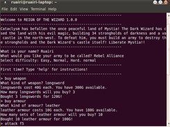 Running from an Ubuntu terminal.
