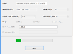 Router Advertisement Server Screenshot 1