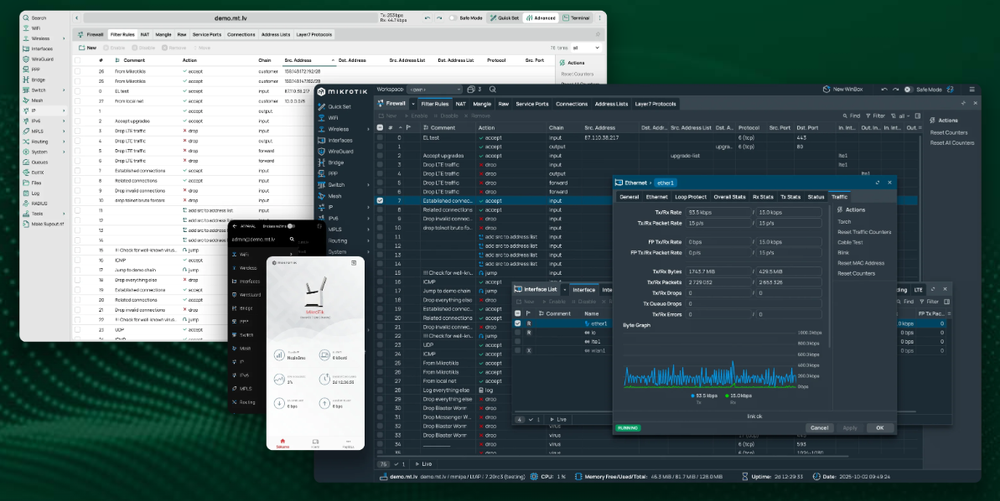 RouterOS Screenshot 1