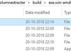 The output stored here