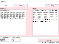 Encrypting text