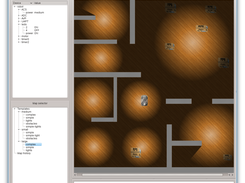 Example of a more complex simulated environment.