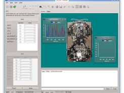 Sensor data can easily be plotted.