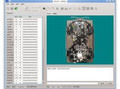 Main interface showing some of the robot status widgets