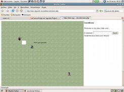 The first screenshot in a very, very early alpha stage.