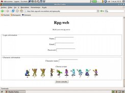 Creating a new character (v0.0.1a)