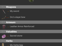 backpack items