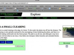 Area explorer with rudimentary look command support