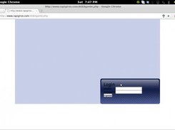 Pagina de login del agente