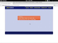 Pagina de bloqueo