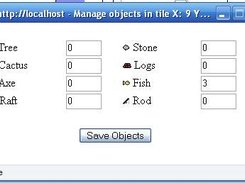 Object manager for selected tile.