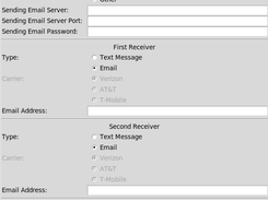 Text/Email Configuration
