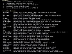 RPNCalc Help1
