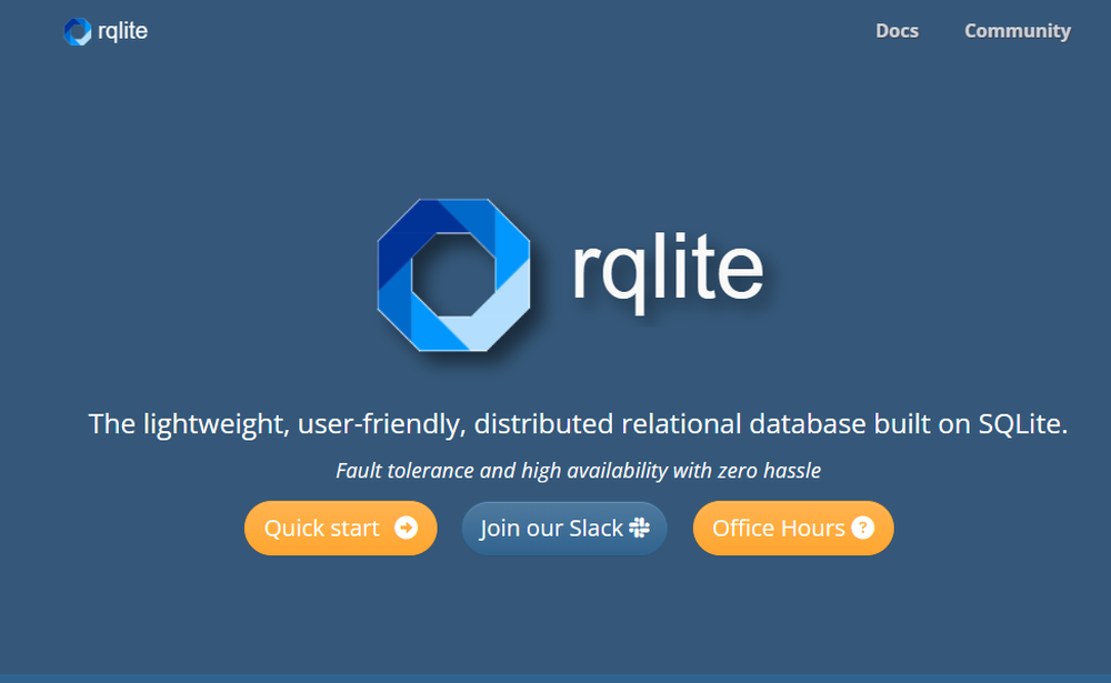 rqlite Screenshot 1