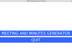 Roberts Rules and Meeting Scripts Screenshot 1