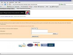 Displays the "Add Attachment" page