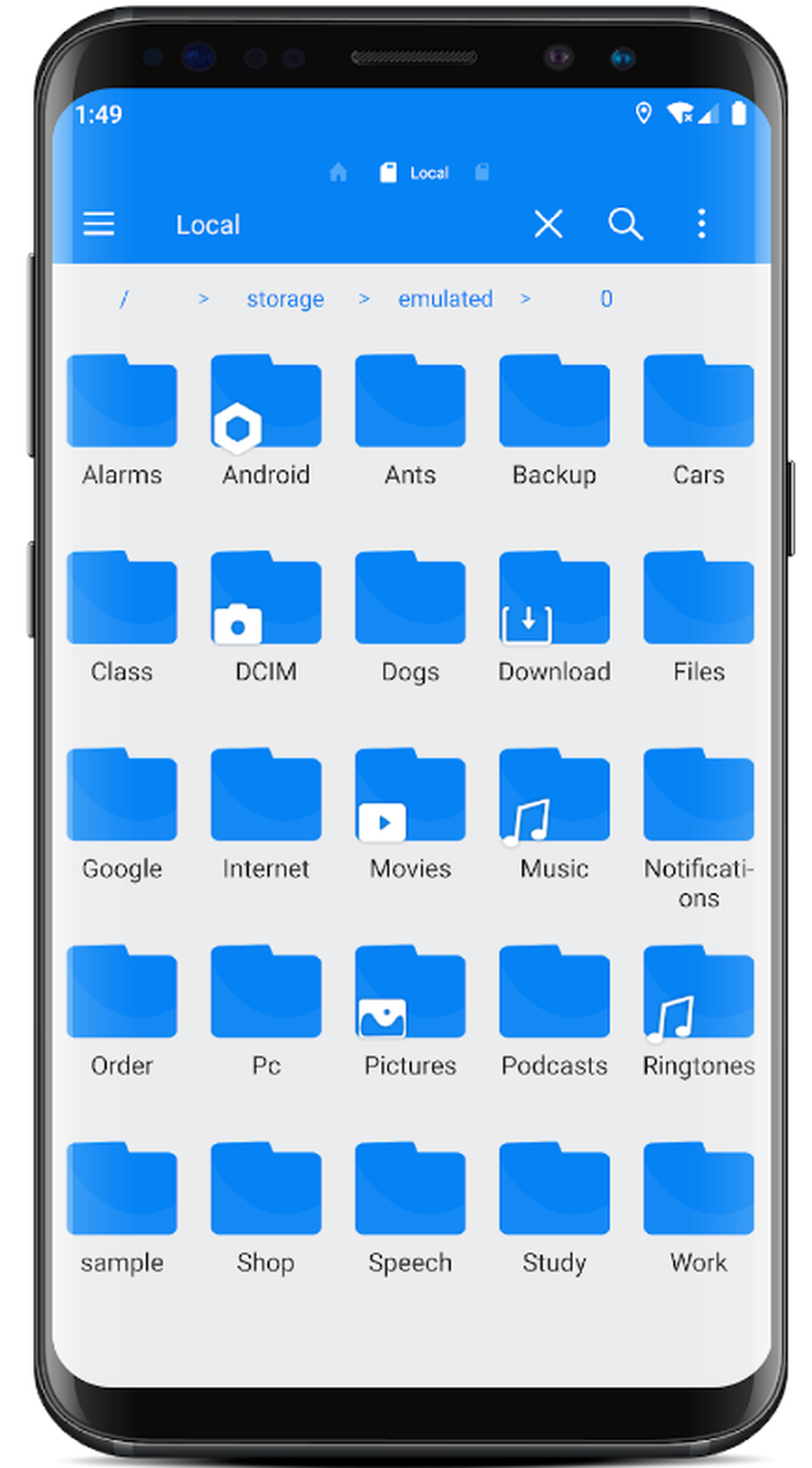 RS File Manager Screenshot 1